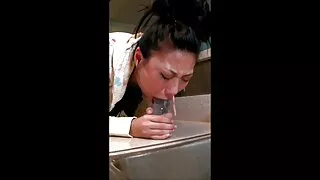تنگ بلی کے جاپانی Reiko Kawahara چاٹ لیا جاتا ہے سکس با زنان بدنساز