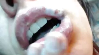 منہ سکس با گریه شدید پانی بلی آخر کے گرم بیب Roxxy ایل ای اے